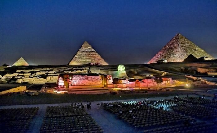 Sound and Light show at Giza Pyramids