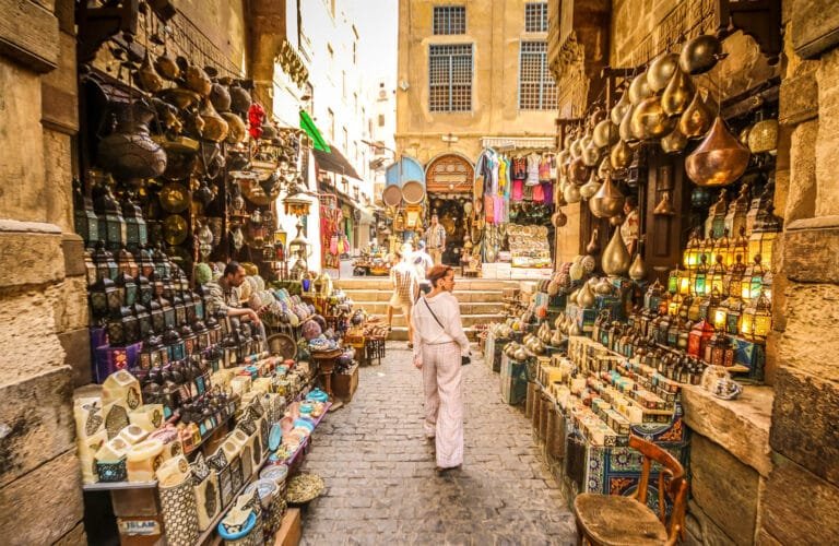 Day Tour to Pyramids and GEM & Khan Al-Khalily
