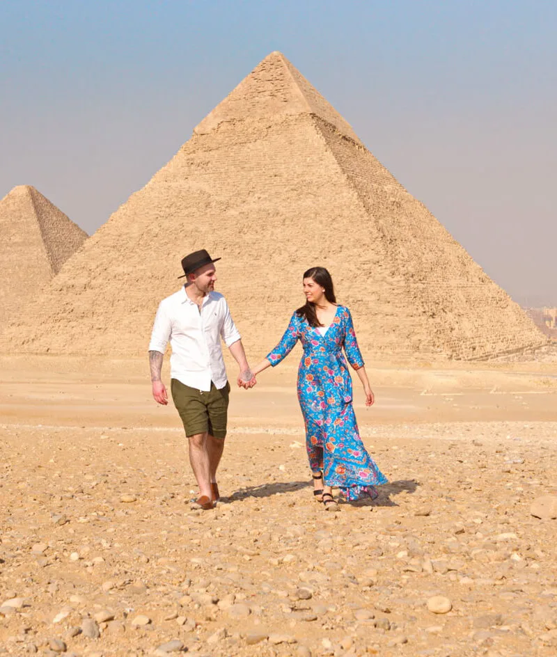 Cairo and the Giza pyramids