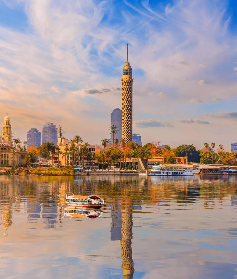 The Nile at dusk